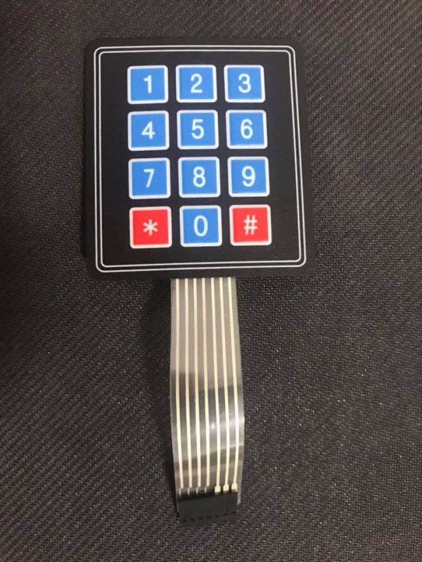 4x3 Membrane Keypad