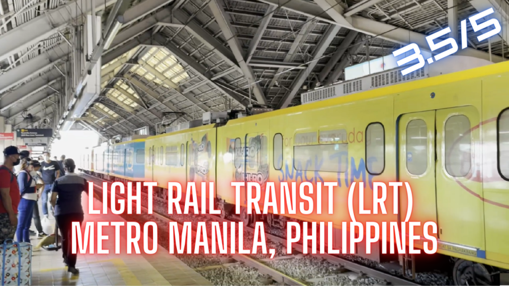 Commuting in Metro Manila via Light Rail Transit (LRT) | The Sound of Public Transport