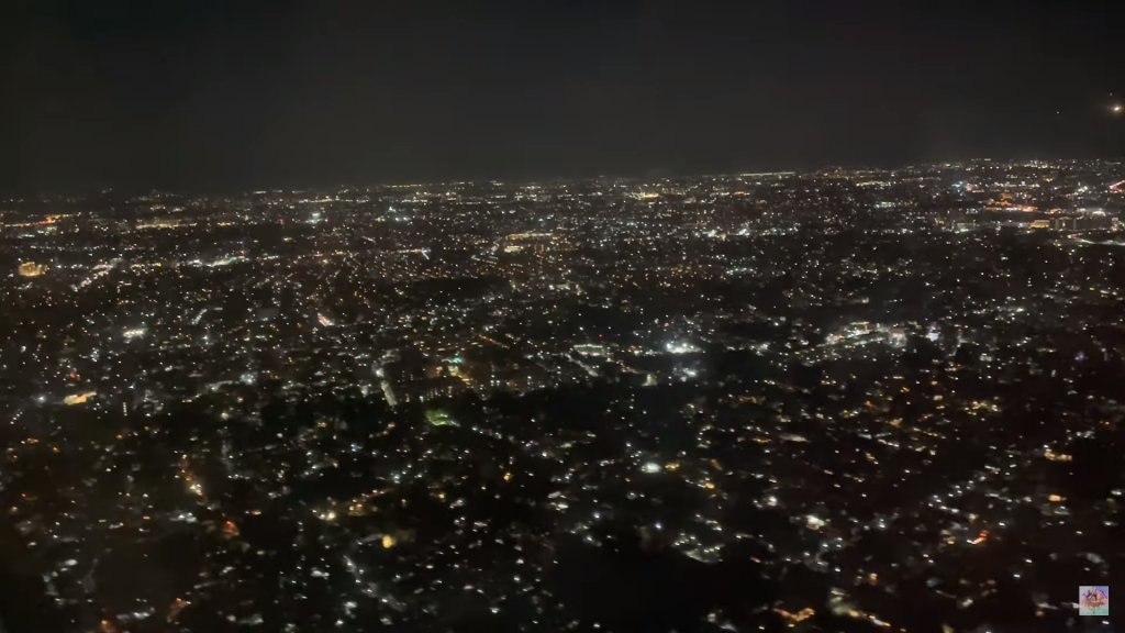 Metro Manila from Above at Night Only if Windows Were Clear this Shot Would Have Been Great