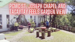 Platinum Group Metals Corporation (PGMC) St. Joseph Chapel and Tagaytay Feels Garden View in Claver