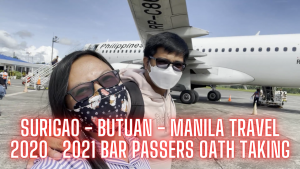 Butuan City to Manila Travel Mid-Air Window Side View Philippine Airlines | Bar Passers Oath Taking