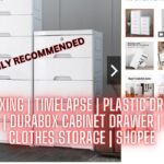 UNBOXING | TIMELAPSE | Plastic Drawer Cabinet | Durabox Cabinet Drawer | Drawer Clothes Storage